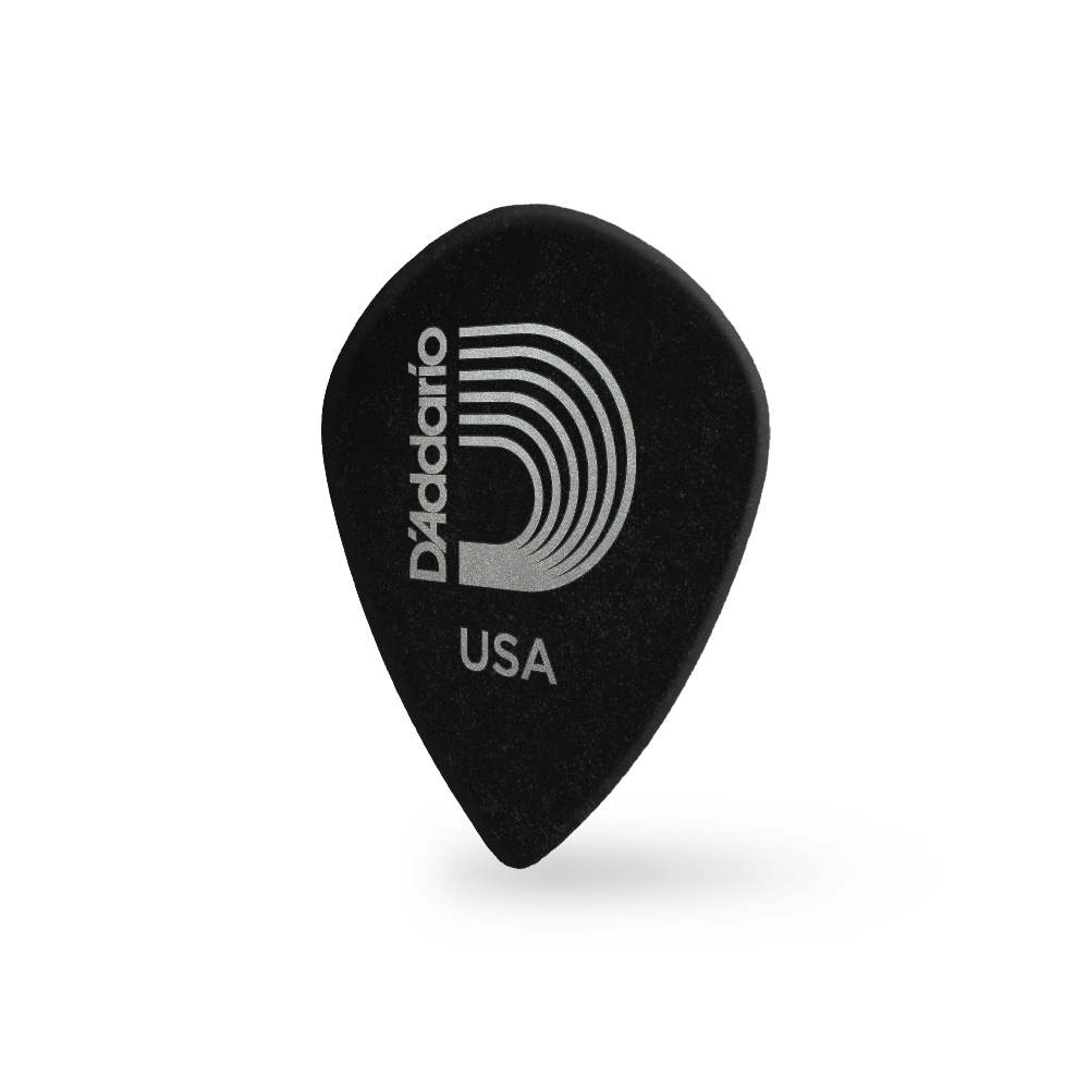 Daddario 3DBK4-100 Black Ice Guitar Pick-Medium 