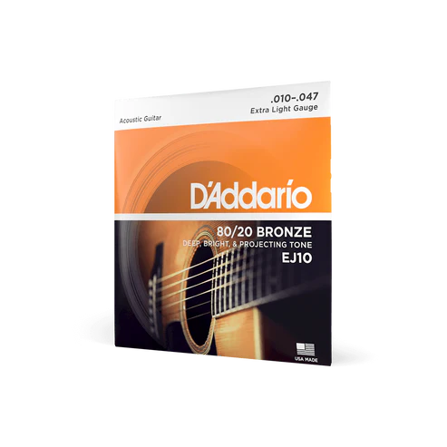 Daddario Acoustic 80/20 Bronze EJ10