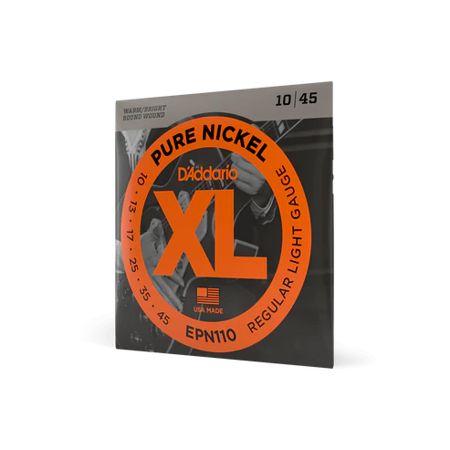Daddario XL Pure Nickel Electric Guitar Strings EPN110 - Regular Light, 10-45 