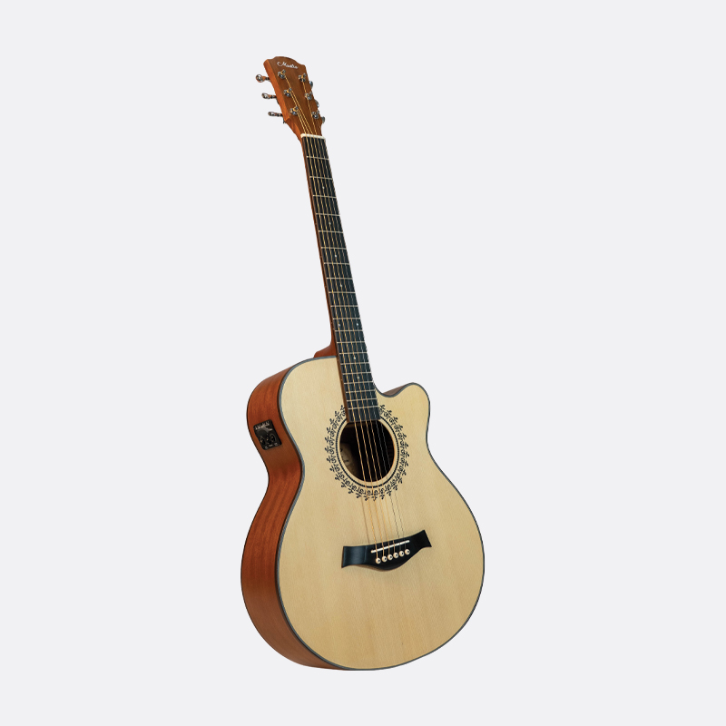 Mantra Semi Acoustic Guitar - Mukti (Natural)