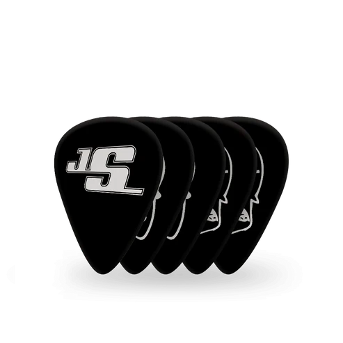 Daddario 1CBK4-10JS Joe Satriani Celluloid Guitar Picks - Black/Medium