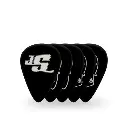 Daddario 1CBK4-10JS Joe Satriani Celluloid Guitar Picks - Black/Medium