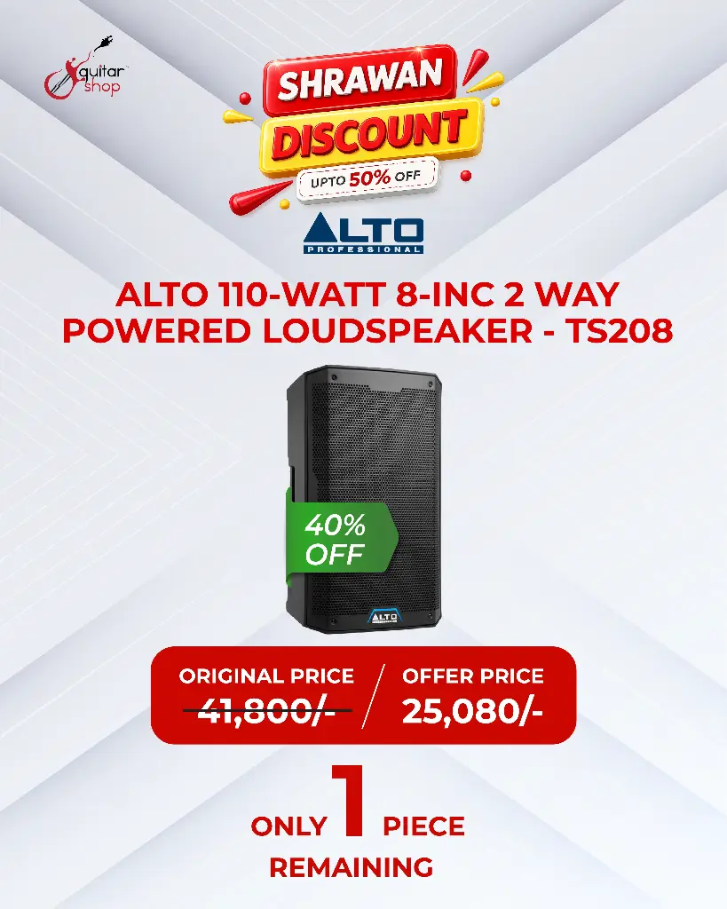 [ALTO2974] ALTO 1100-watt 8-Inch 2-Way Powered Loudspeaker - TS208