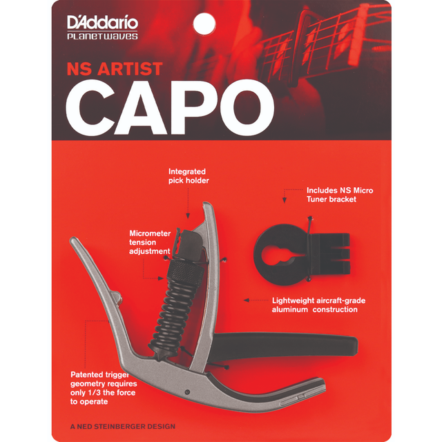 [DADDARIO3977] DADDARIO NS ARTIST CAPO-PW-CP-10S