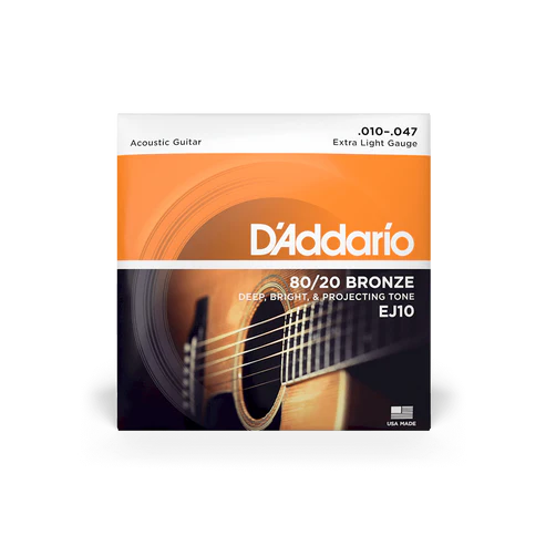 Daddario Acoustic 80/20 Bronze EJ10
