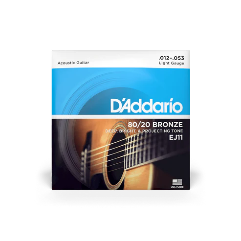 [DADDARIO4525] Daddario Acoustic 80/20 Bronze EJ11