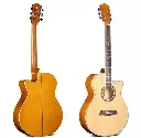 Deviser L-706 Semi-Acoustic Guitar with Tuner (Natural)