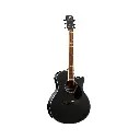 Kepma A1CE Semi Acoustic Guitar Matte Black