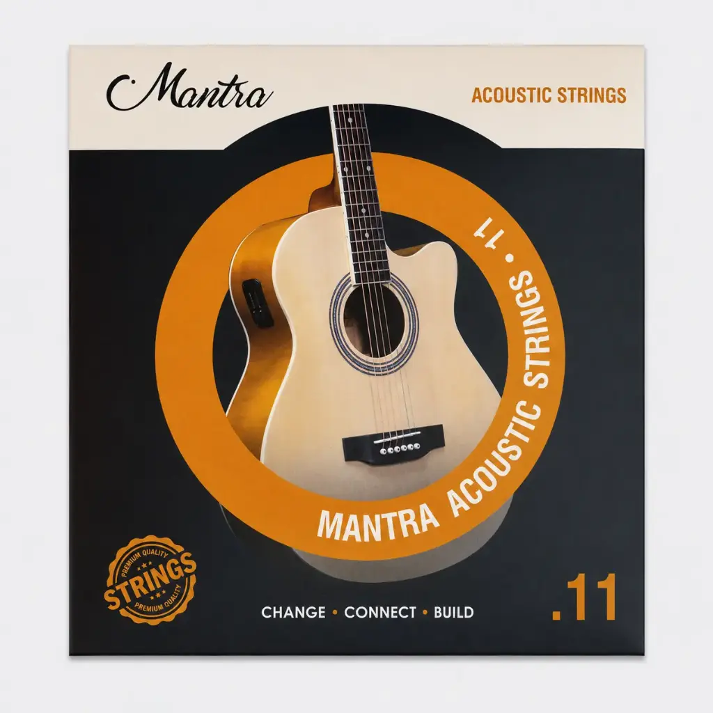 [MANTRA1843] Mantra Acoustic Guitar String - 011