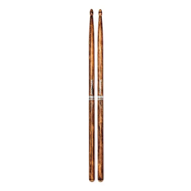 Promark TX7AW-FG FireGrain Classic 7A Drumsticks, Oval Tip