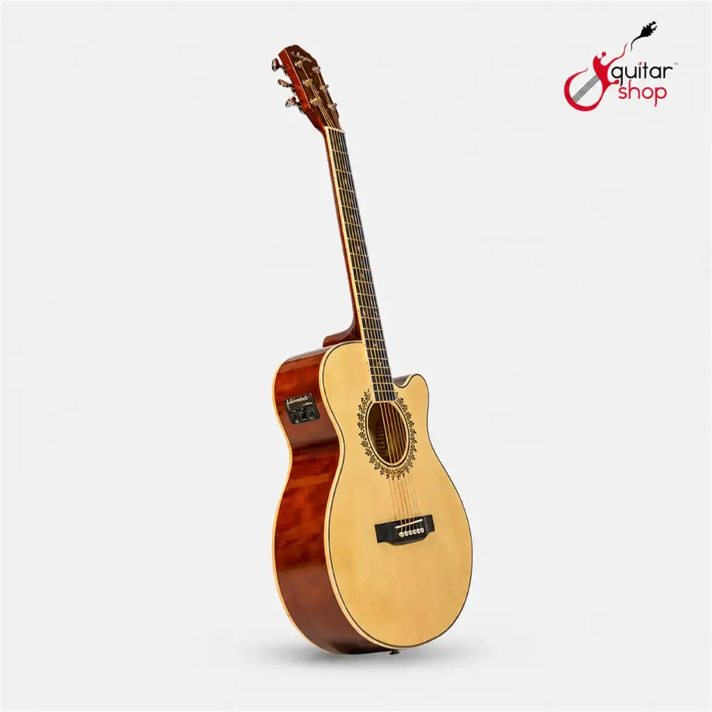 Mantra Avatar 40" 5-Band Equalizer Tuner Guitar (Combo-Bag, belt, capo, string, pick)