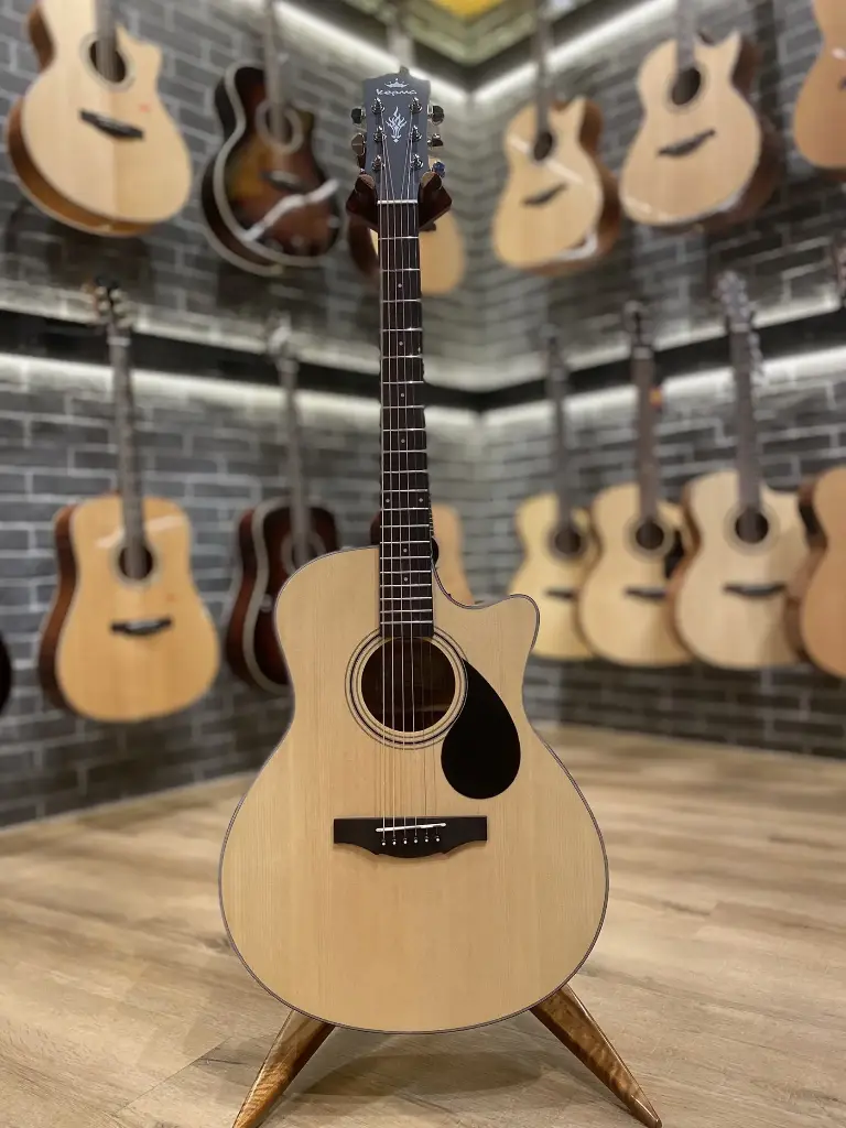 Kepma Semi Acoustic Guitar EACE NM (Matt Natural)
