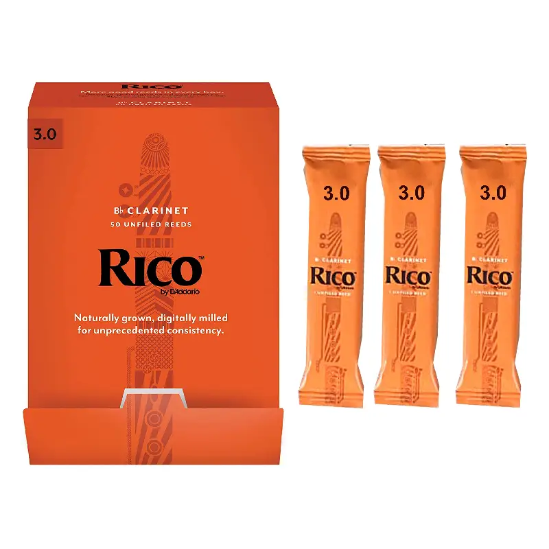 Daddario RCA0130-B50 Rico Bb Clarinet Reeds 