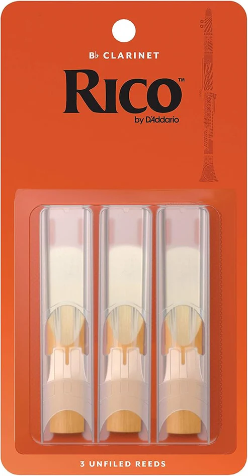 Daddario RCA0335 Rico Bb Clarinet Reed - 3.5(3-pack) 