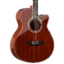 SQOE EA 31 Semi Acoustic Guitar (BROWN)