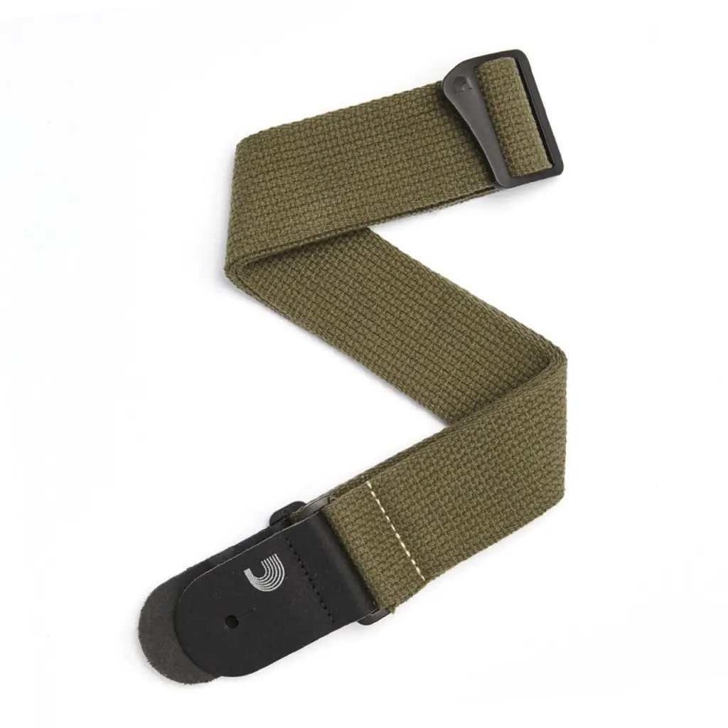 [50CT02] Daddario 50CT02 Cotton Guitar Straps, Army