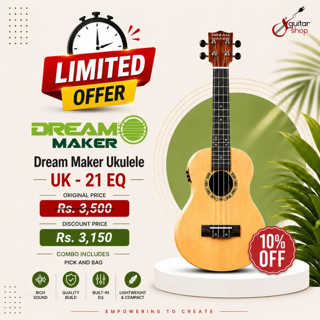 Dream Maker Ukulele UK-21 (Combo Pick & Bag)