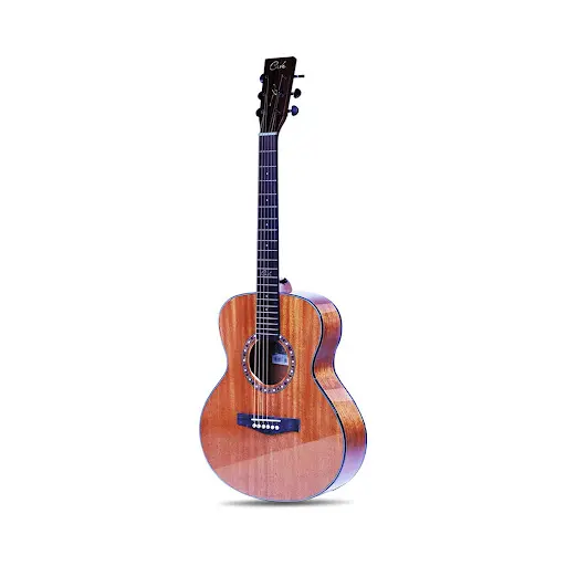 Cate 765 NG Traveling Guitar with Tuner(Brown) (COMBO-BAG, STRING, BETL, CAPO 1-PICK)