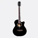 Mantra Acoustic Guitar Karma-NON EQ(Black)(Combo-Bag, string, belt, capo, 1-Pick)