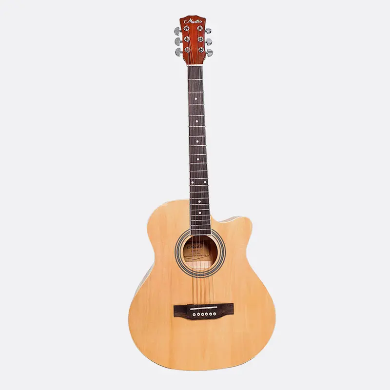 Mantra Acoustic Guitar Karma-NON EQ(Natural) (Combo-Bag, string, belt, capo, 1-Pick)
