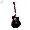Mars 150 Normal Acoustic Guitar (Black) (Combo-Bag, string, Belt, 1-Pick)