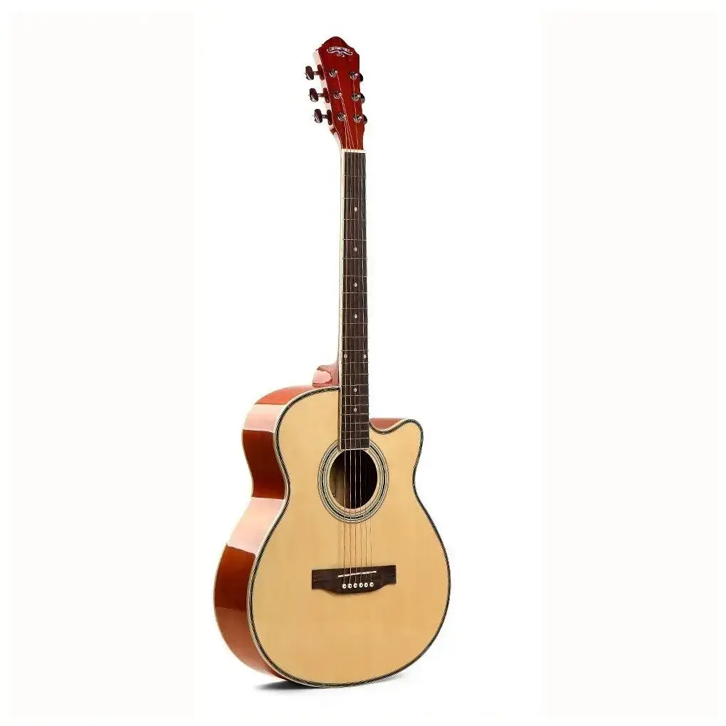 CARAVAN MUSIC HS 4020 WITH EQ (NATURAL) (Combo-Bag, string, belt, capo, Pick)