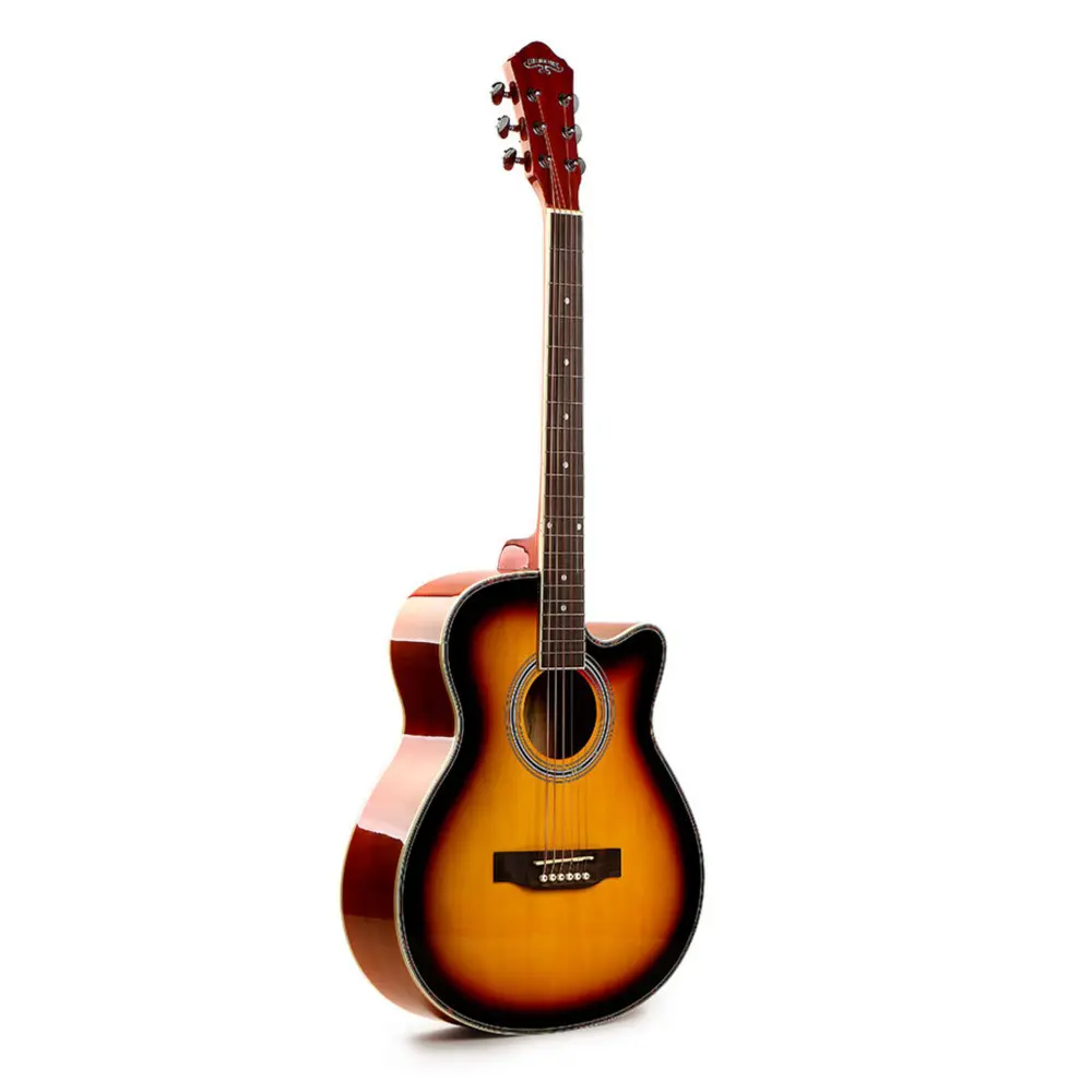 CARAVAN MUSIC HS 4020 WITH EQ (SUNBRUST) (Combo-Bag, string, belt, capo, Pick)