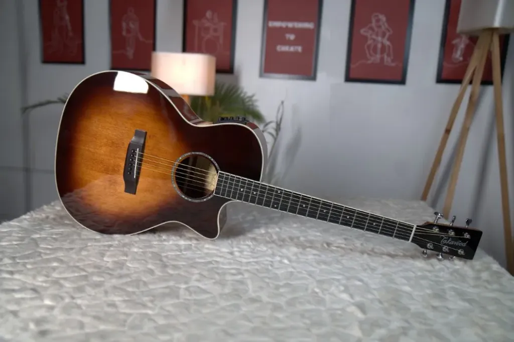 Takavood Guitar T20Gac-Cs (Sunburst)  Combo-Bag, string, belt, capo, Pick)