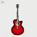 PLUTO 150 NORMAL ACOUSTIC GUITAR - (RED) (combo-bag, pick, capo, string) New