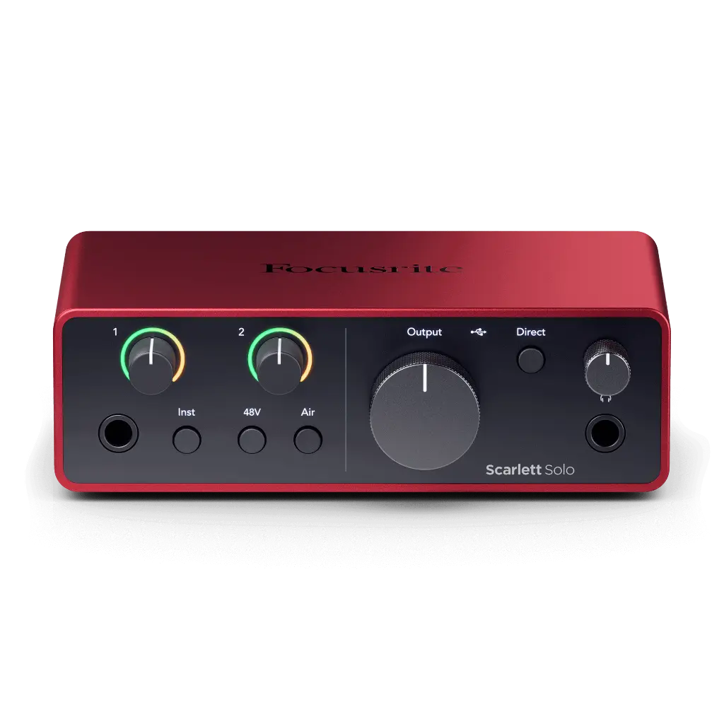 Focusrite Scarlett Solo 4th Gen USB Audio Interface