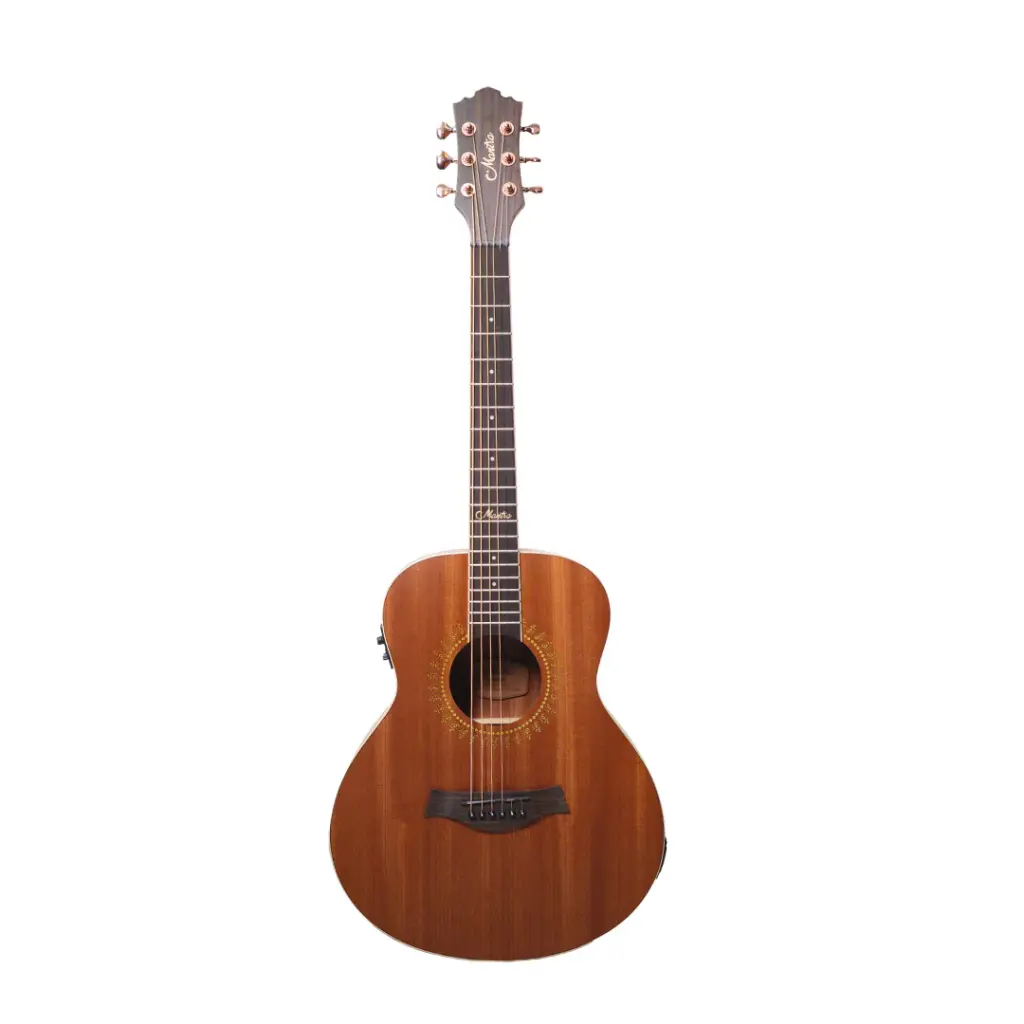 Mantra Acoustic Guitar - Prakriti EQ (Combo-Bag, Belt, capo, string, pick)