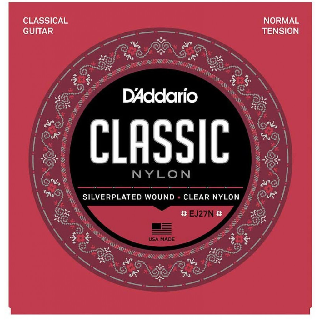 Daddario Nylon Classical Guitar Strings EJ27H