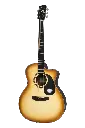 Saga SF-600GC-W Grand Concert Cutaway Wood Acoustic Guitar (Combo-Belt, capo, winder, cloth)
