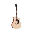 Kepma A1CE Semi Acoustic Guitar Natural with Bag (SC)