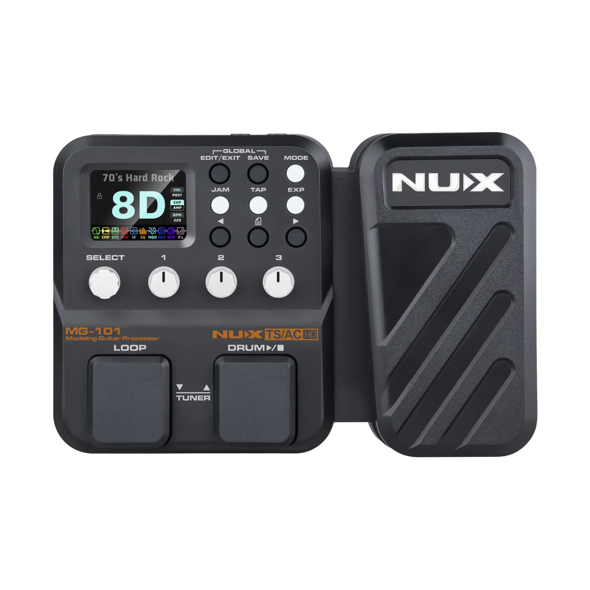 NUX MG-101 Multi-Effects Guitar Processor 