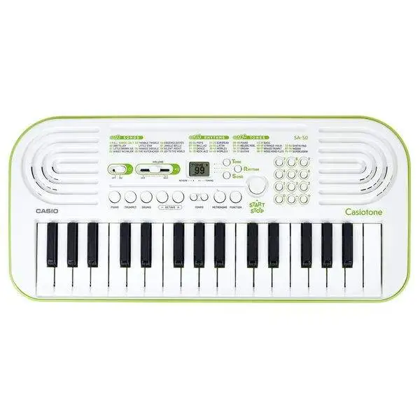 Casio MINI Electronic Keyboard SA-50 with Free Adaptor