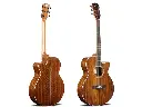 Oriental Cherry Semi-Acoustic Guitar (W-215-40) (Combo-Bag, string, belt, capo, Pick) New