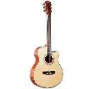 SQOE EA 41 Semi Acoustic Guitar (Brown) (Combo-Bag, string, belt, capo, Pick) New