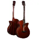 SQOE EC FGS Semi Acoustic Guitar (Combo-Bag, string, belt, capo, Pick)