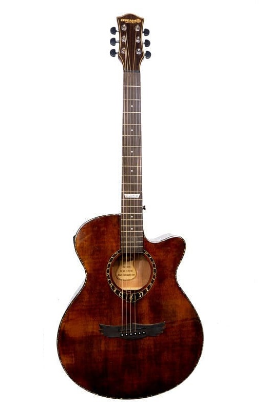 DREAM MAKER SEMI ACOUSTIC GUITAR DM-205 (CE) (Combo-Bag, string,Belt,1-pick)
