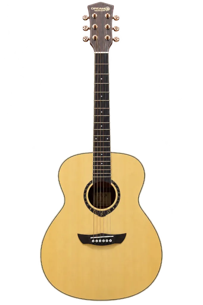 Dream Maker Acoustic Travel Guitar DM-36T Natural (Combo-Bag, string, belt, capo, Pick)