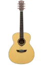 Dream Maker Acoustic Travel Guitar DM-36T Natural (Combo-Bag, string, belt, capo, Pick)